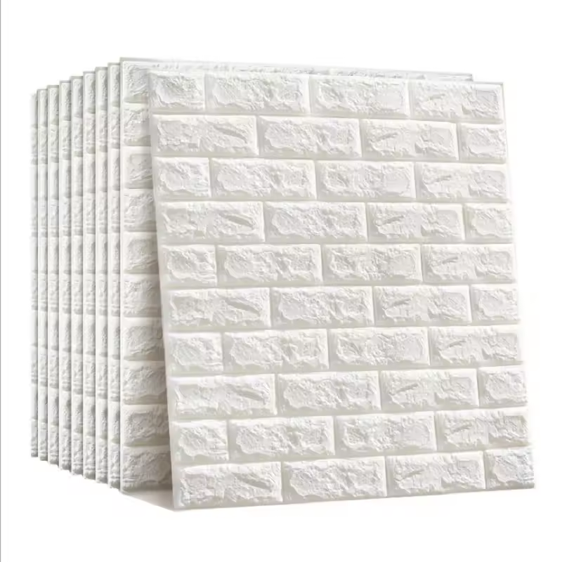 Home Decoration Brick 3D Foam Wallpaper